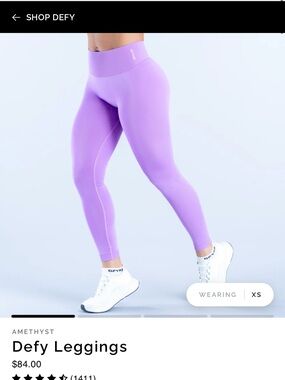 Defy Leggings — Amethyst High-Rise Performance Legging